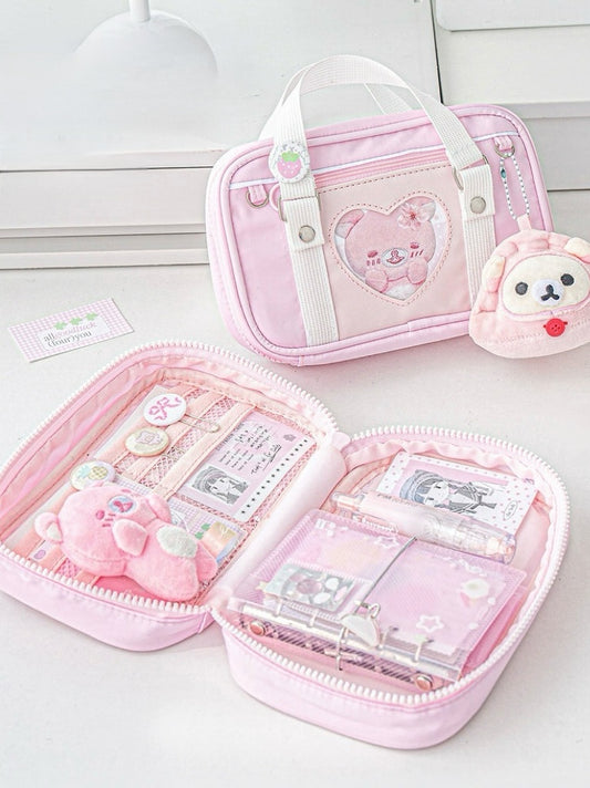 Pink Uniform Handheld Storage Bag