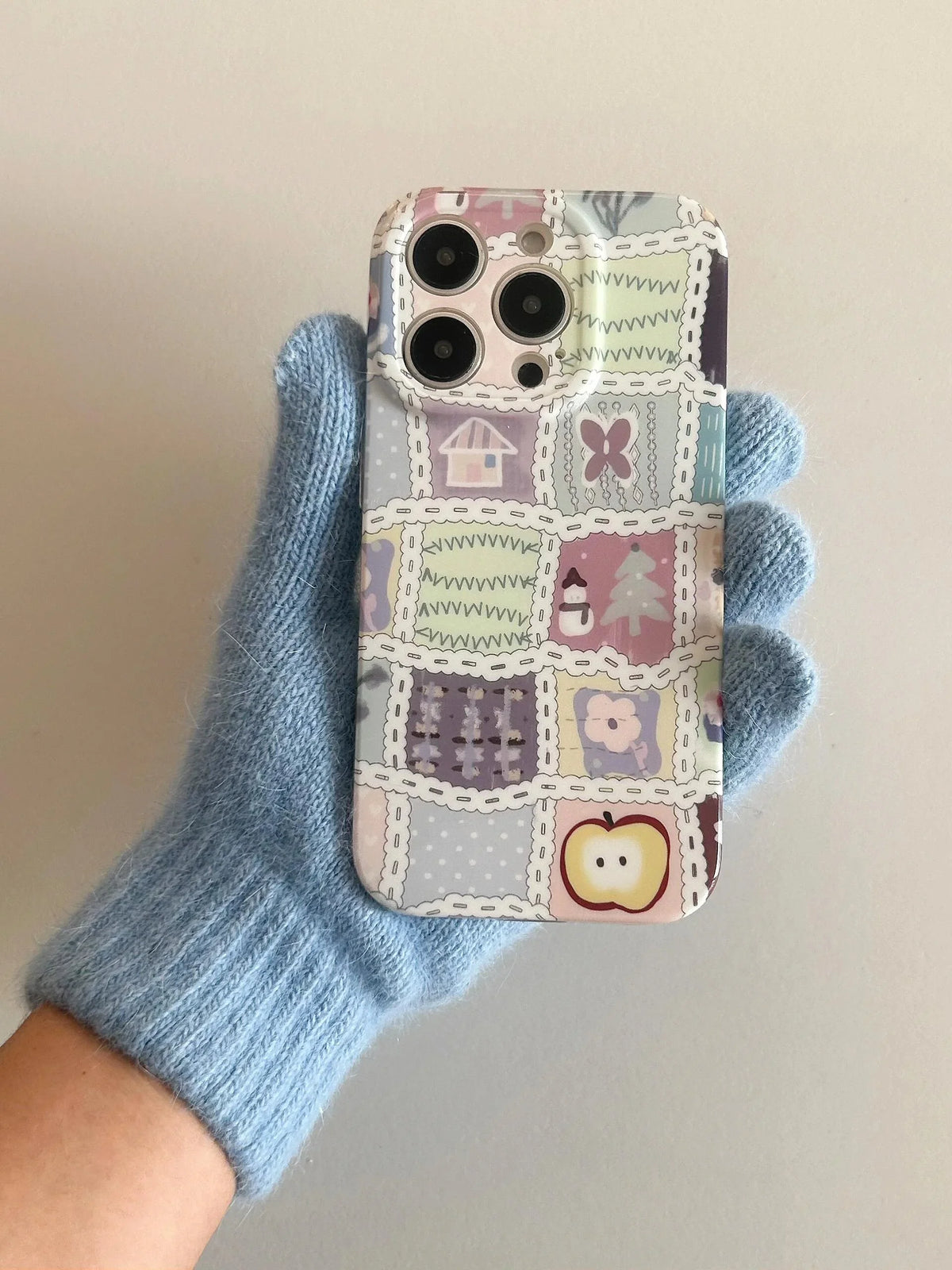 Childlike hand-painted mobile  phone case