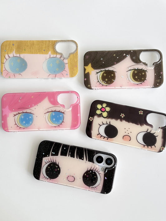 Big Eyes Cute Girl Phone Cases
