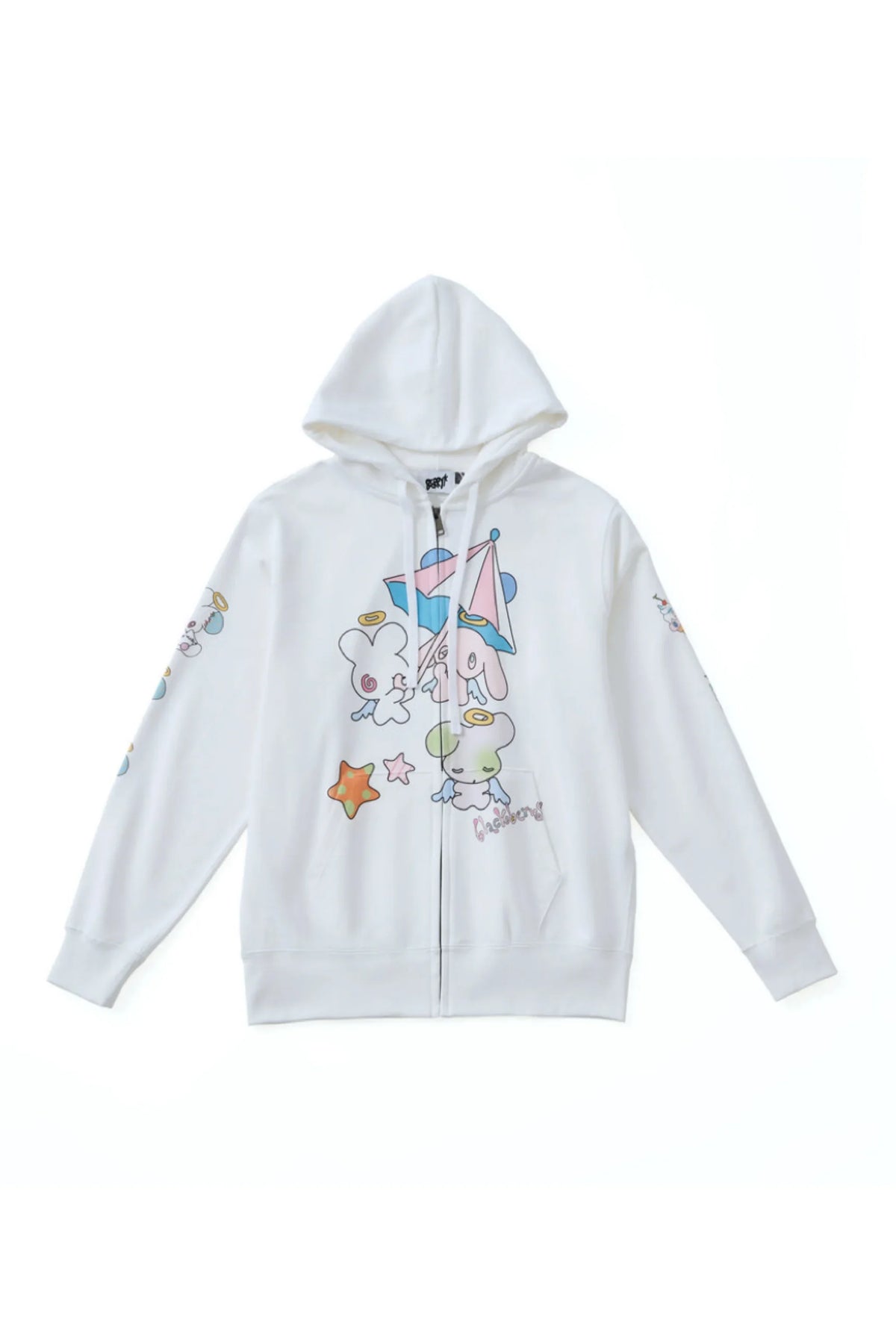 White bunny hoodie