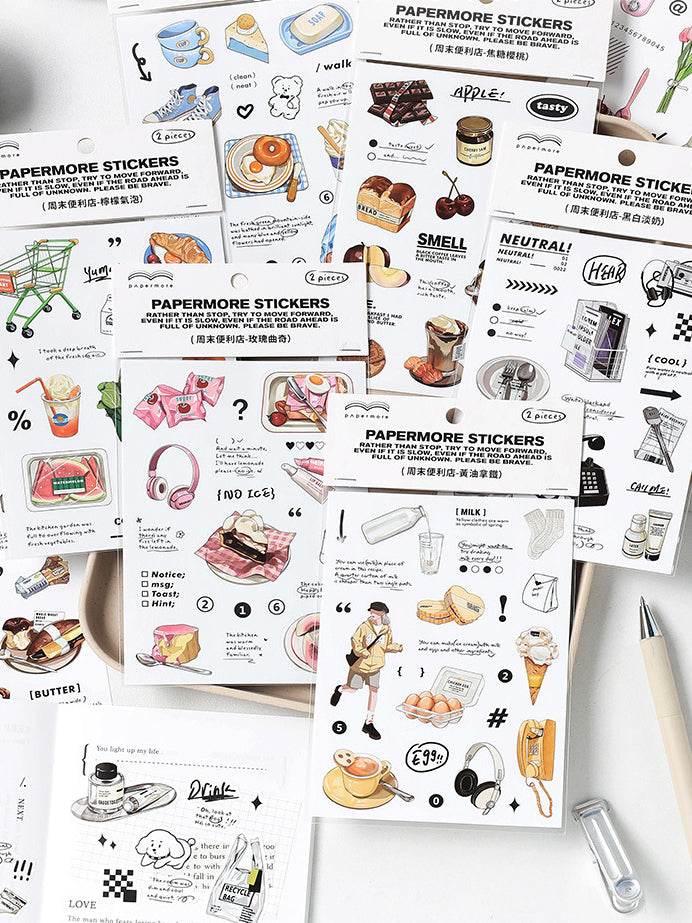 Sticker Weekend Convenience Store Series