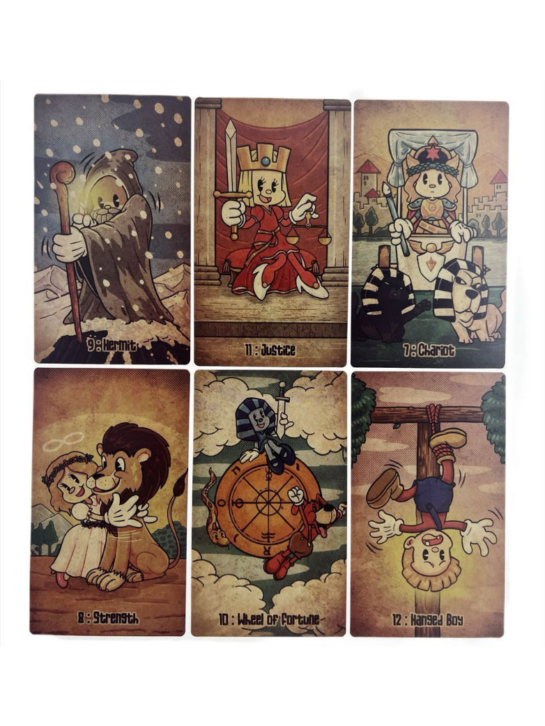 old school Tarot card