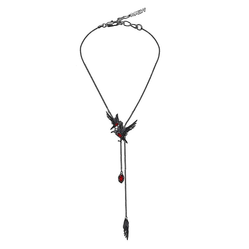 Qin Che Thorne Crow Stacks Necklace