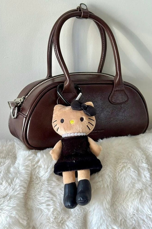 Chanel style Hello kitty long leg kitty pendant