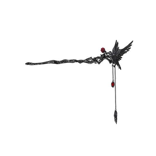 Qin Che throne crow hairpin