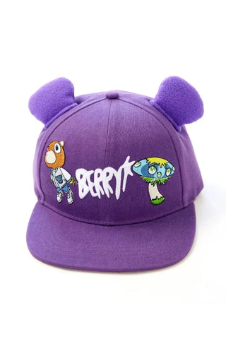 Kanye Graduation Purple Dropout Bear Hat