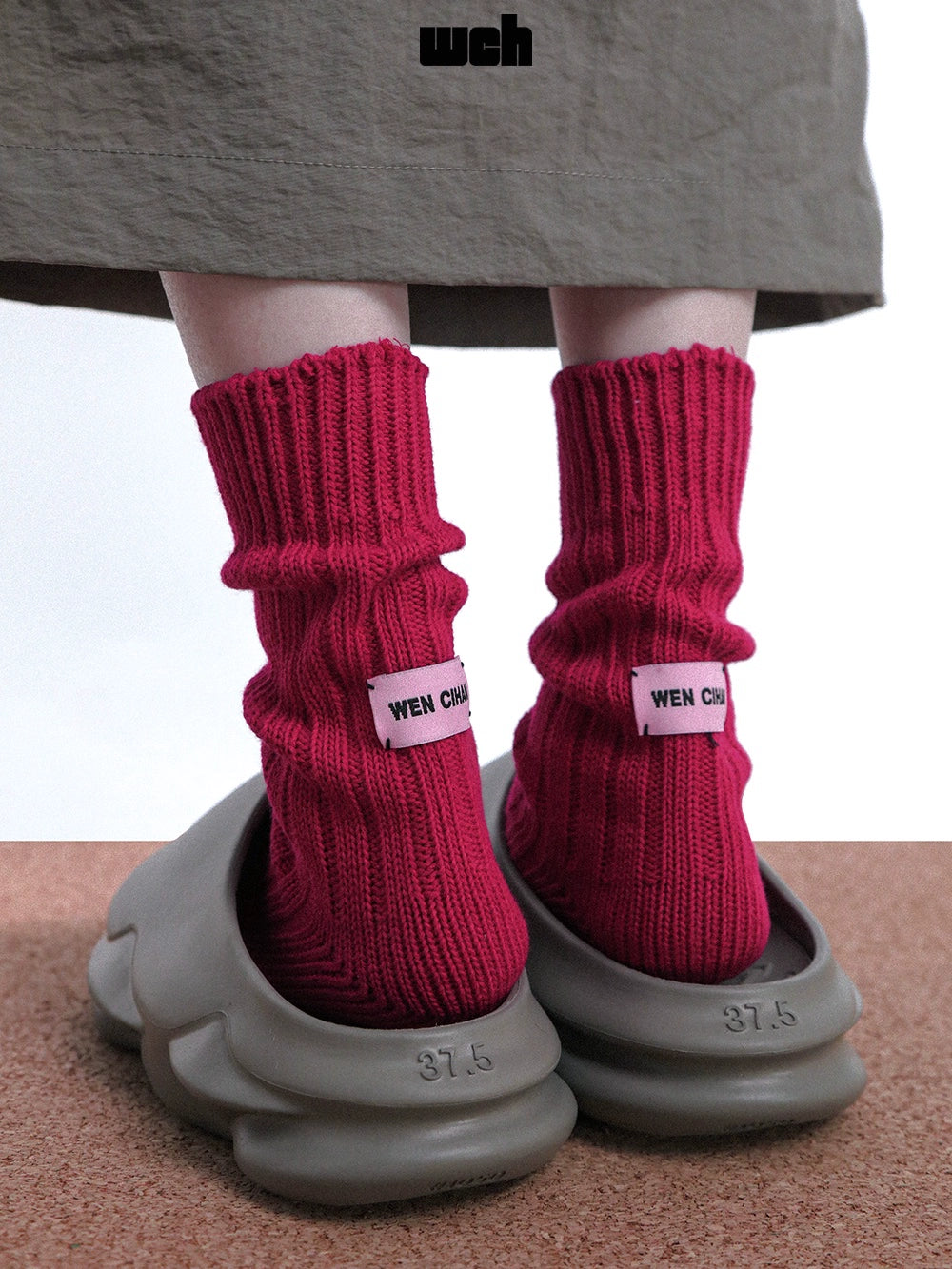 cotton knitted socks