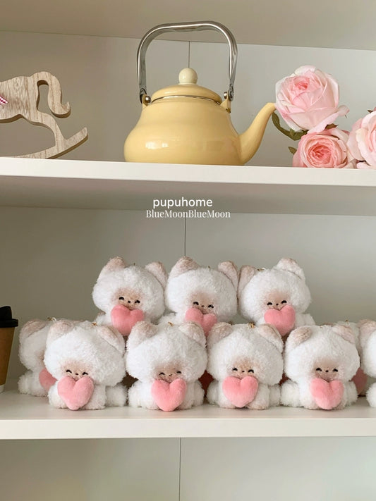Mantou cat [love pupu] bulletin series plush pendant