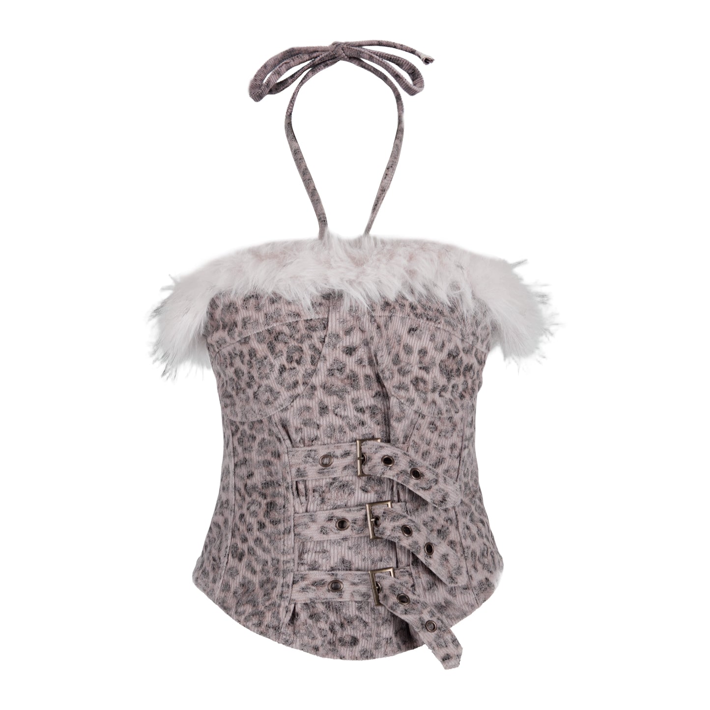 Imitation mink fur ear hooded star clip cotton zipper jacket