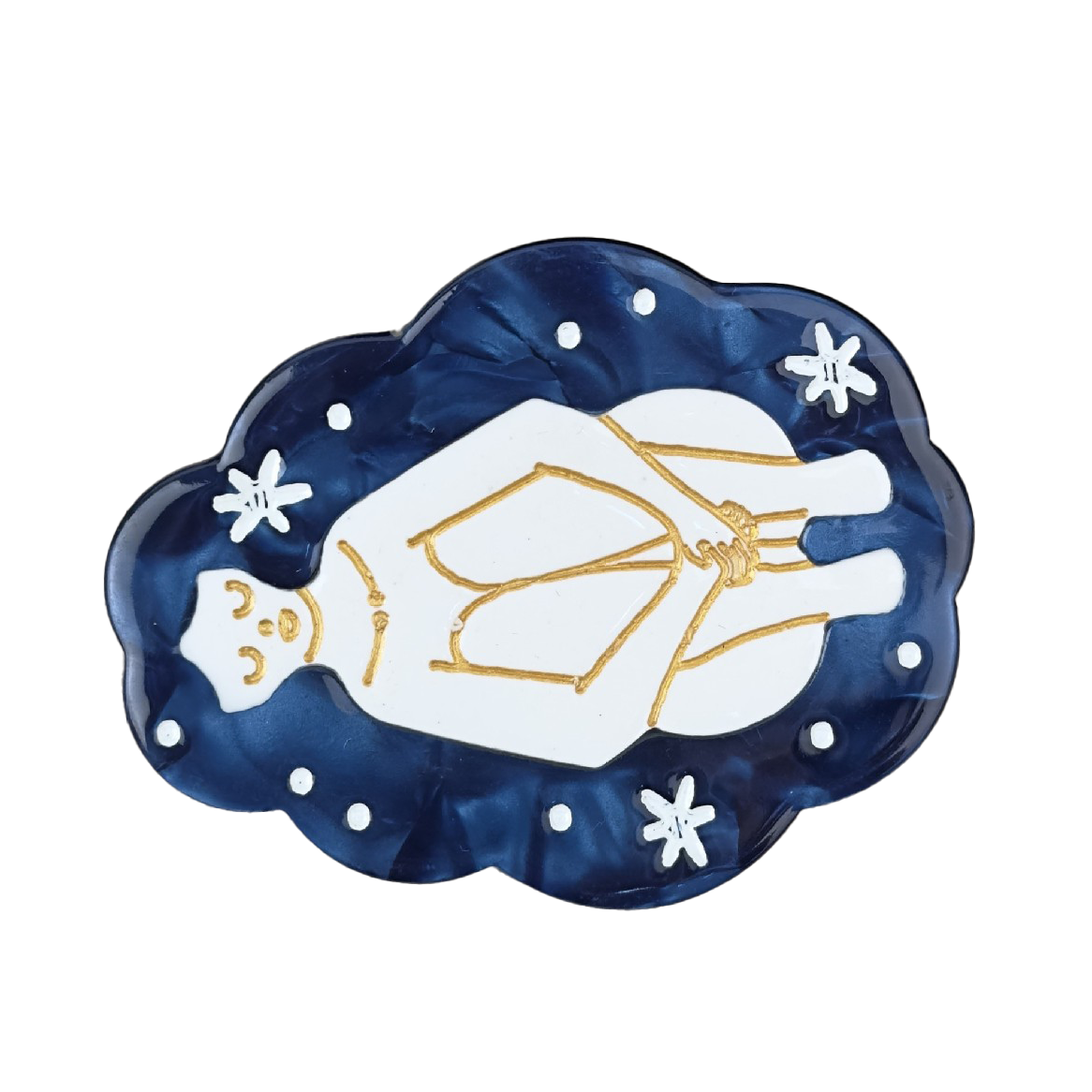 Starry Night Fantasy Fairy Tale Shark Clip