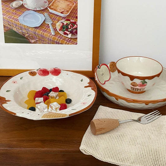 Strawberry Ceramic Plate