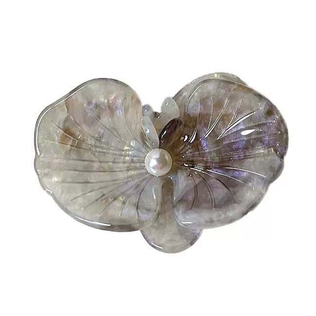 Spring Garden Flower Hair Shark Clip