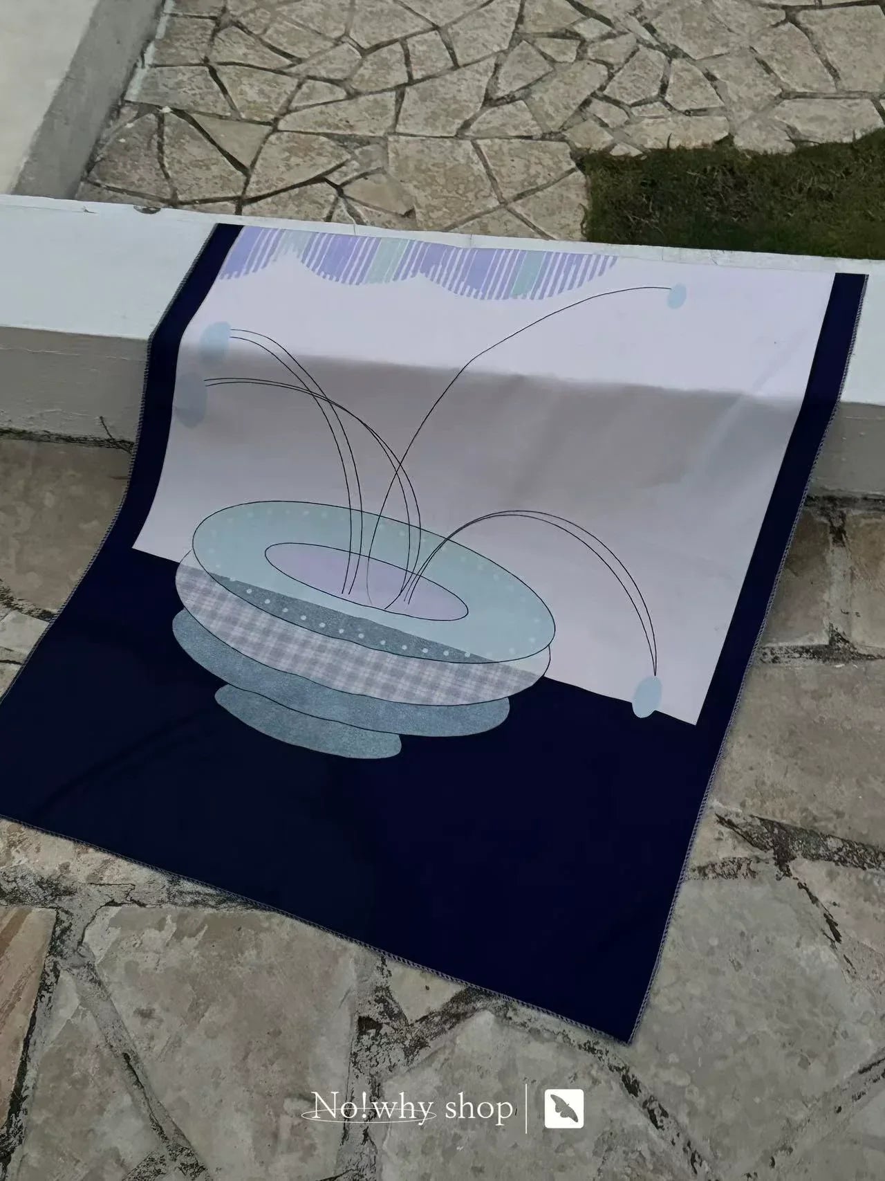 Yard vintage hanging cloth background cloth