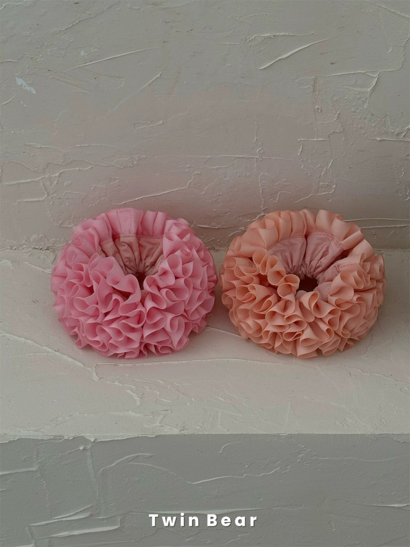 Heavy Industry Organ Fold~Multi Layer Hydrangea Flower Scrunchie