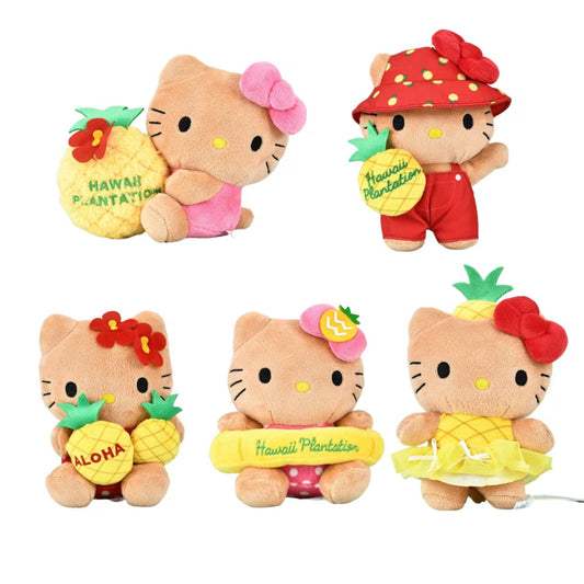 Hawaiian Pineapple Orchard Hello Kitty Plush Pendant