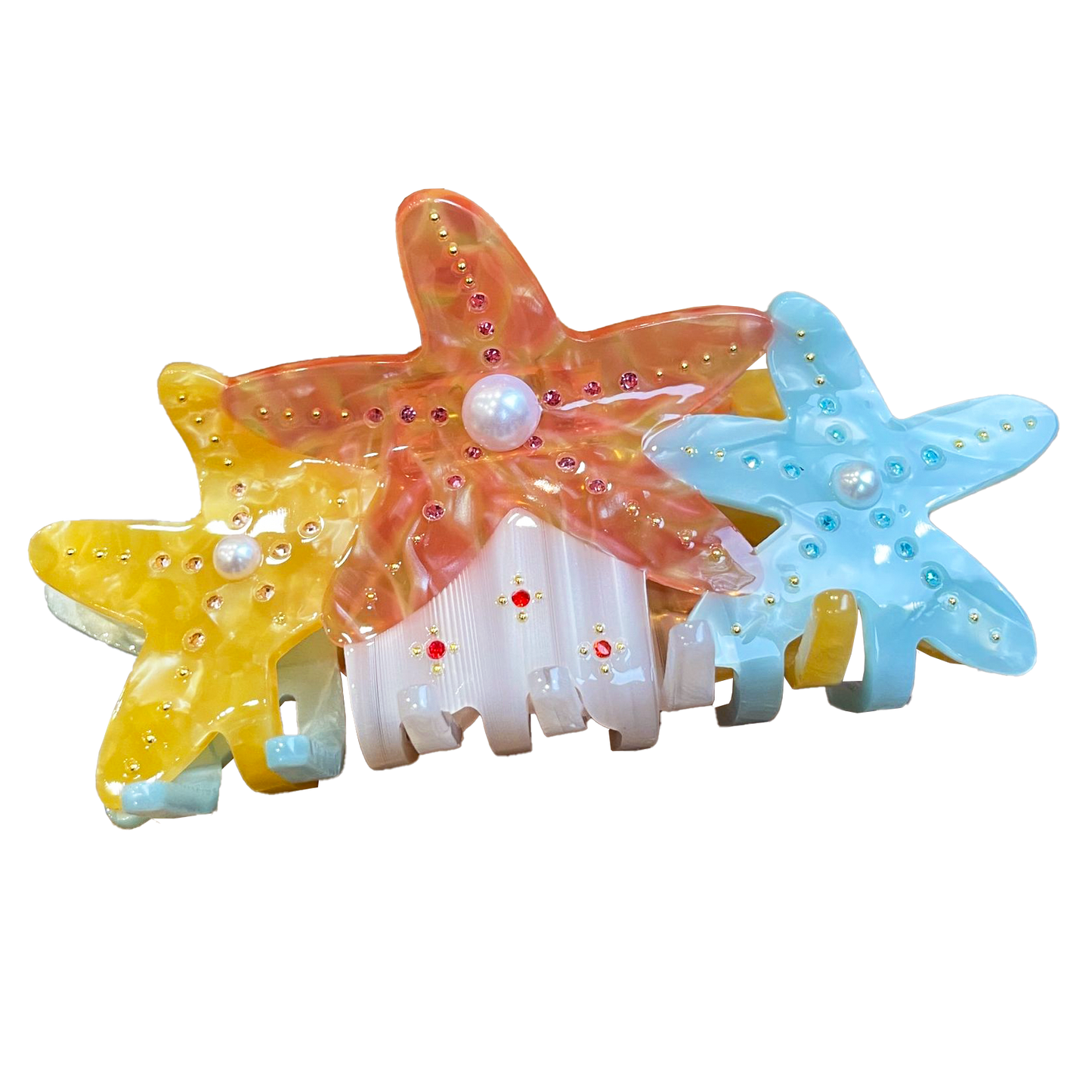 Shell Conch Sea Star Hair Clip