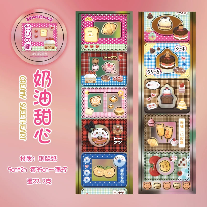 Ancient Showa Goldfish Handbag Stickers Rolls