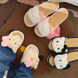 Hello Kitty cotton and linen slippers