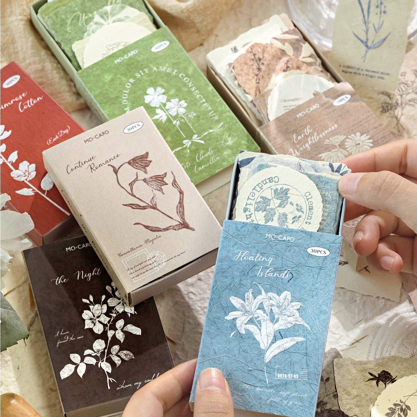 Forest Overture Vanilla Paper Matchbox Booklet Decorative Paper