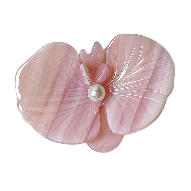 Spring Garden Flower Hair Shark Clip