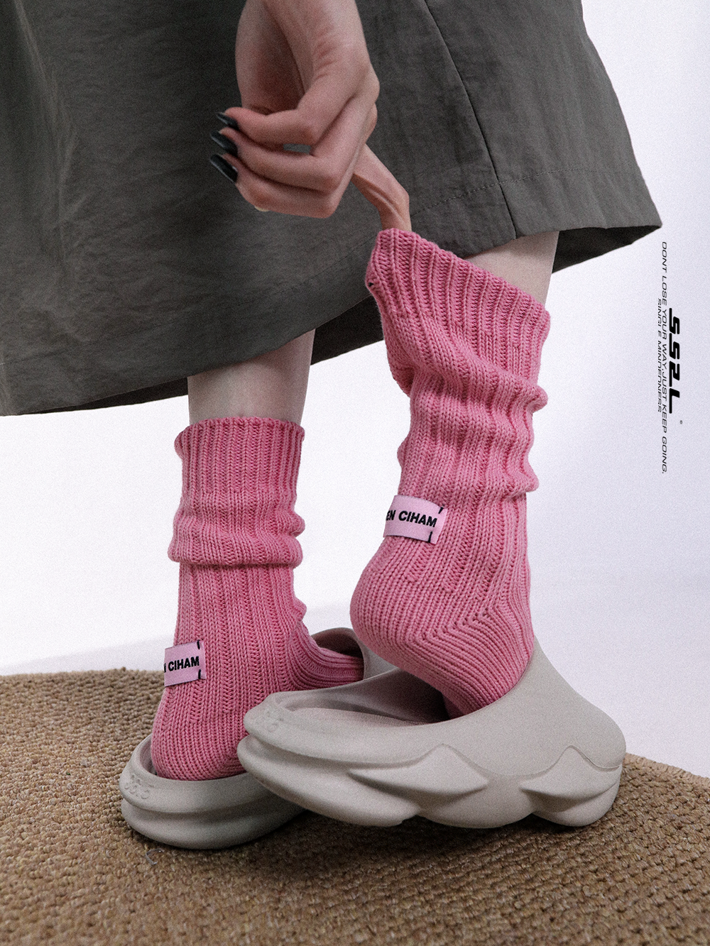 cotton knitted socks