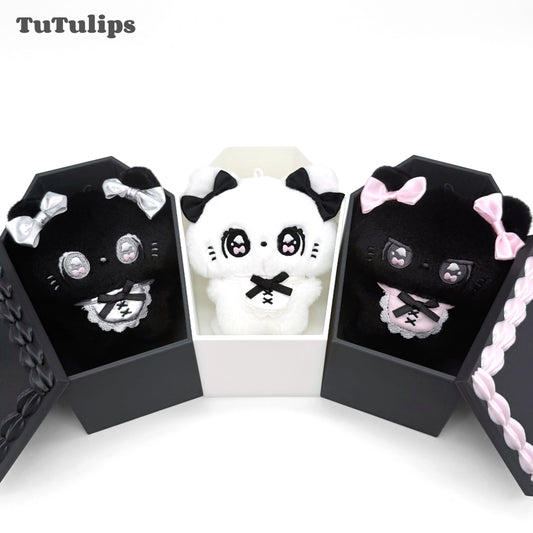 Don't mess with rabbits TuTu series cat plush pendant