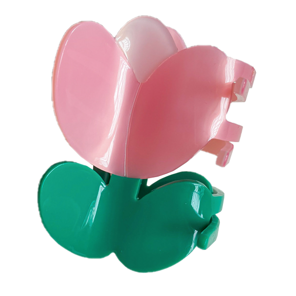 Spring Garden Flower Hair Shark Clip