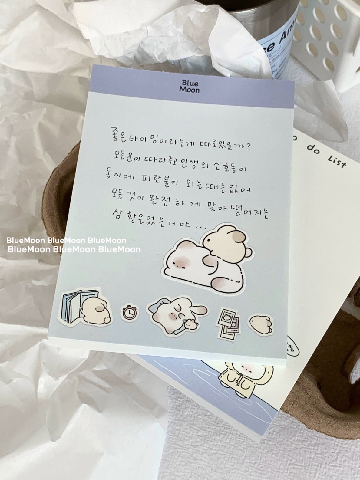 Mantou cat A6 small brick [Rabbit Manyuan series] notepad is thick