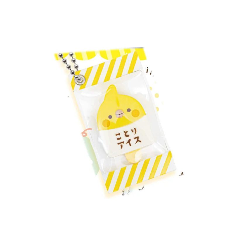 Japanese Qualia Ice Cream Parrot Pendant Twisted Egg