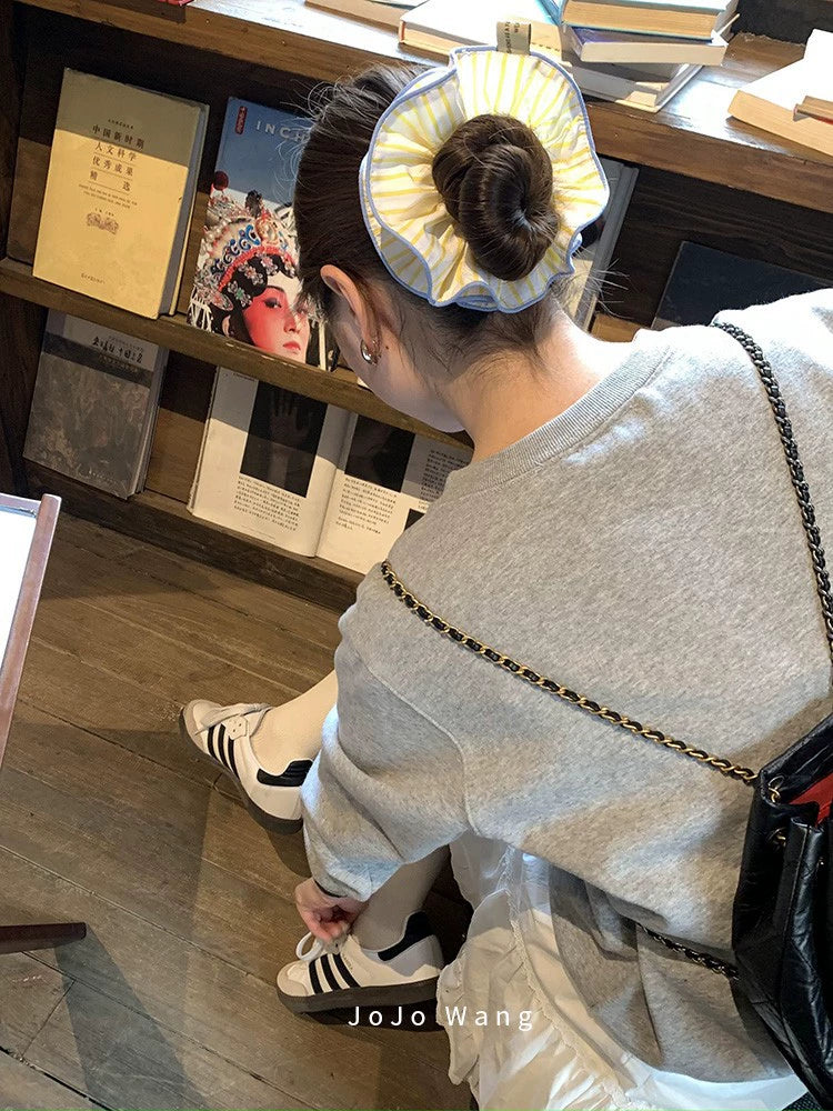 California Sunshine Hair Ring Style~Satin Intestine Ring