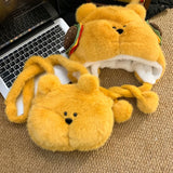 Burger Bear Hat and Scarf in One