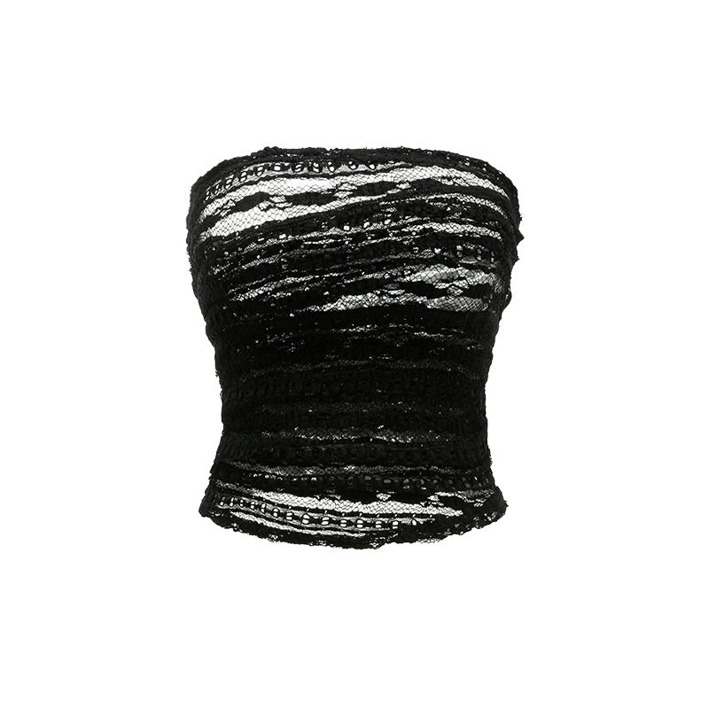 Black Lace tube top