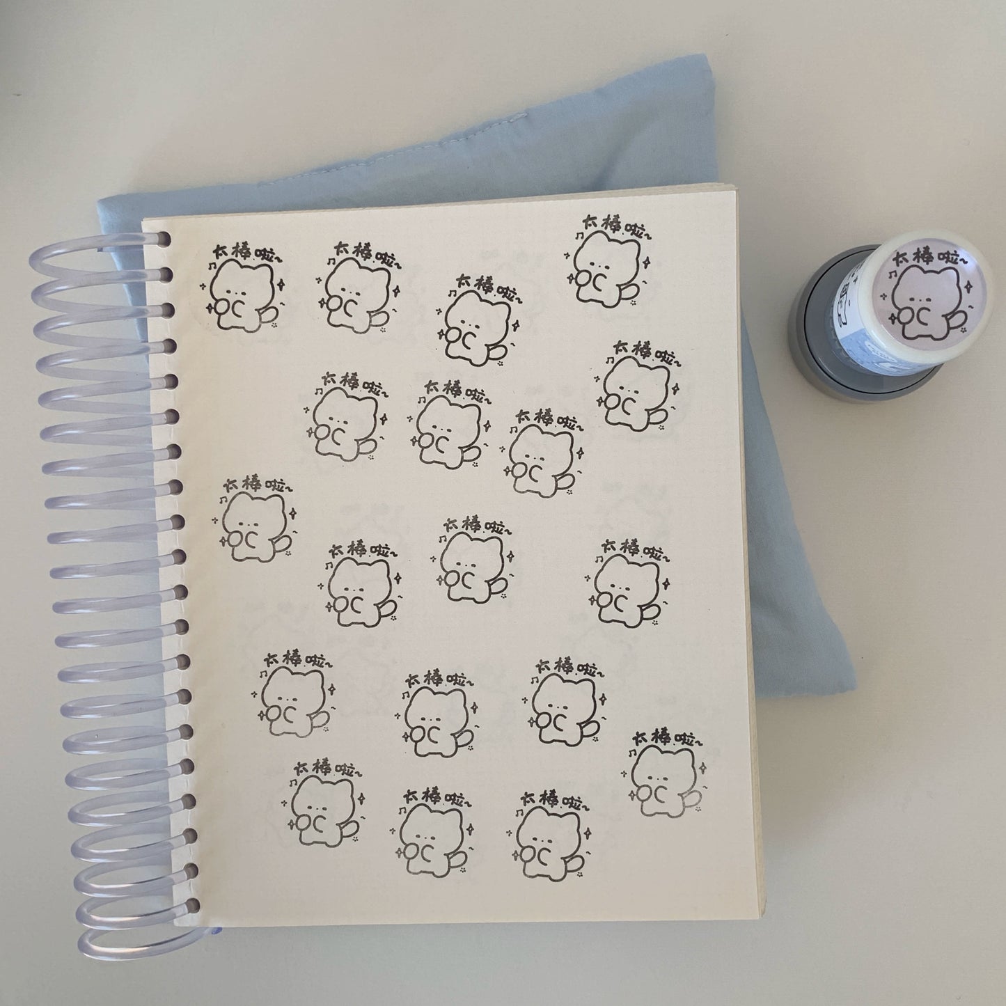 Handheld material cute photosensitive seal
