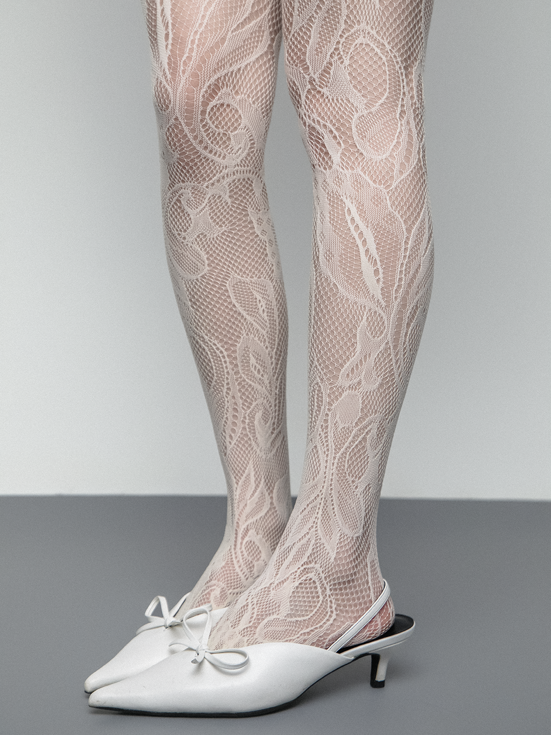 lace hollow mesh silk stockings
