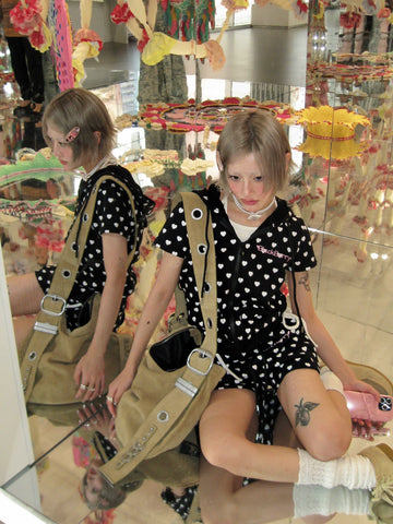 Black Love Cat Ear Full Print Set