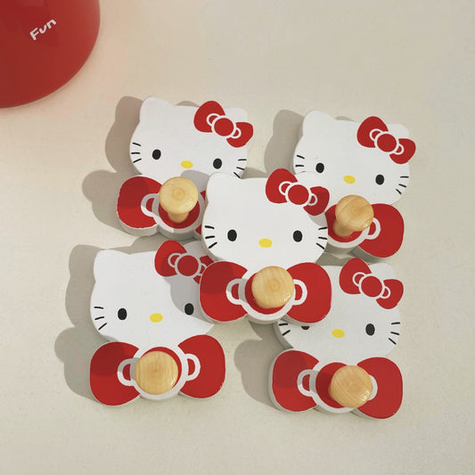 Non perforated wall hook Hello Kitty