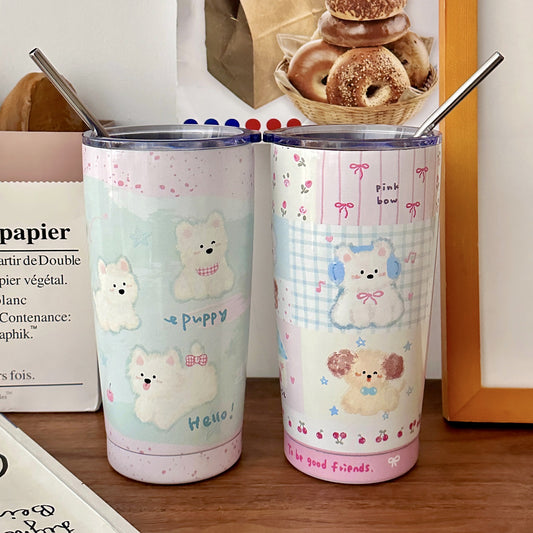 Cute Western Highland Dog Tumbler