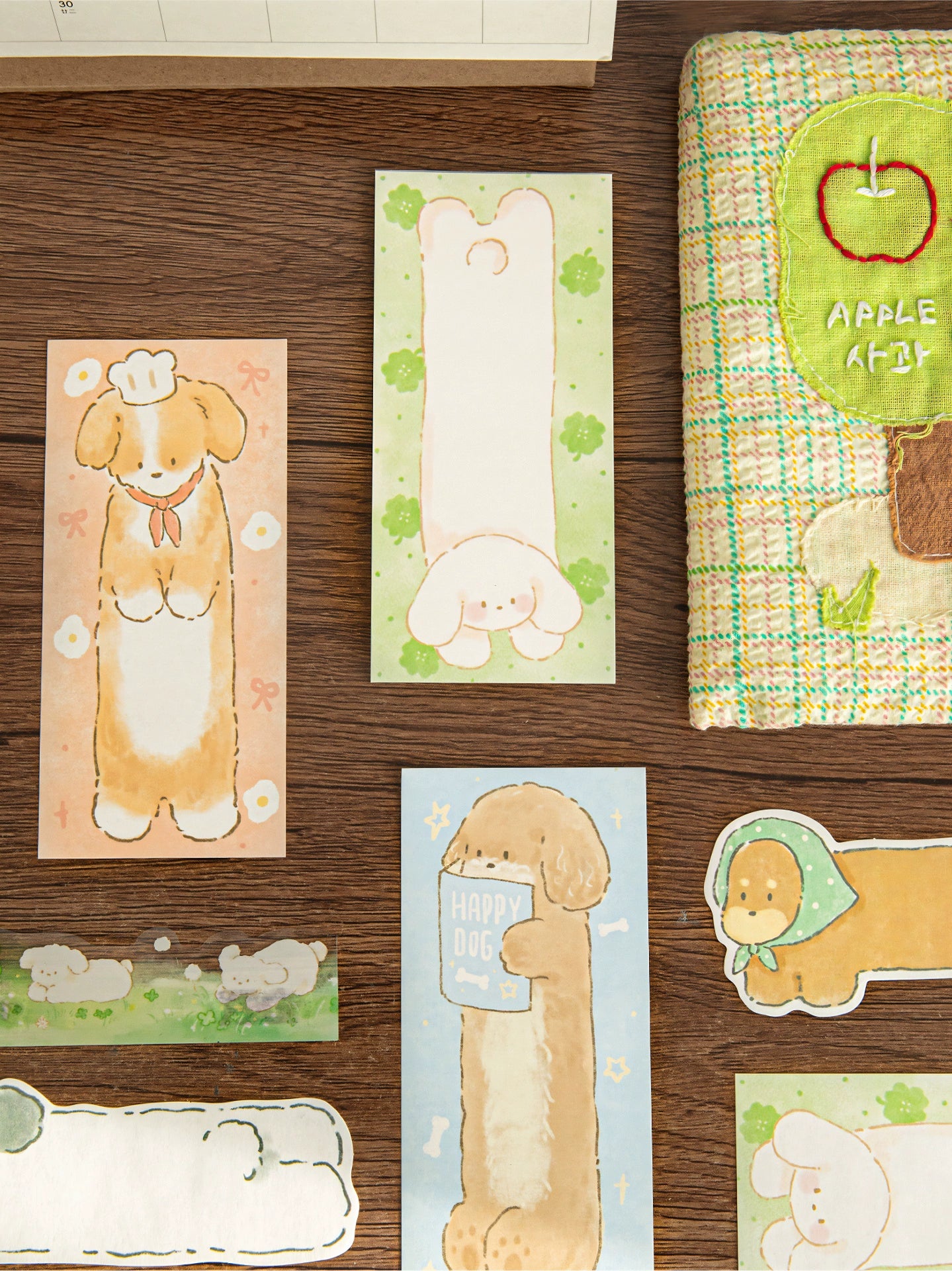 Cute cartoon combination notebook with cats and dogs