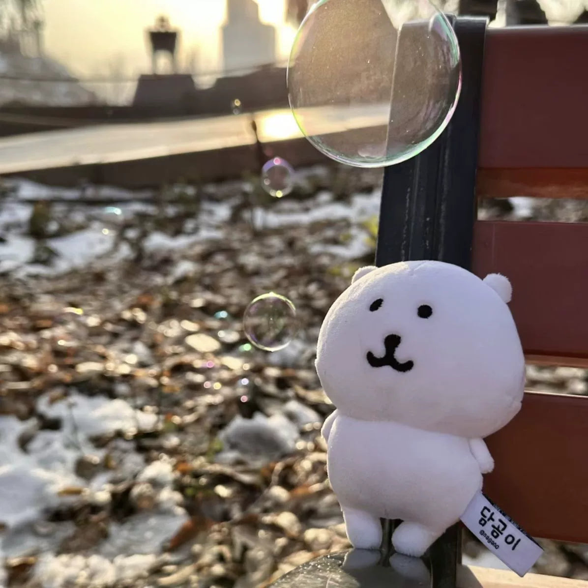 Self deprecating bear 13cm plush teddy bear toy