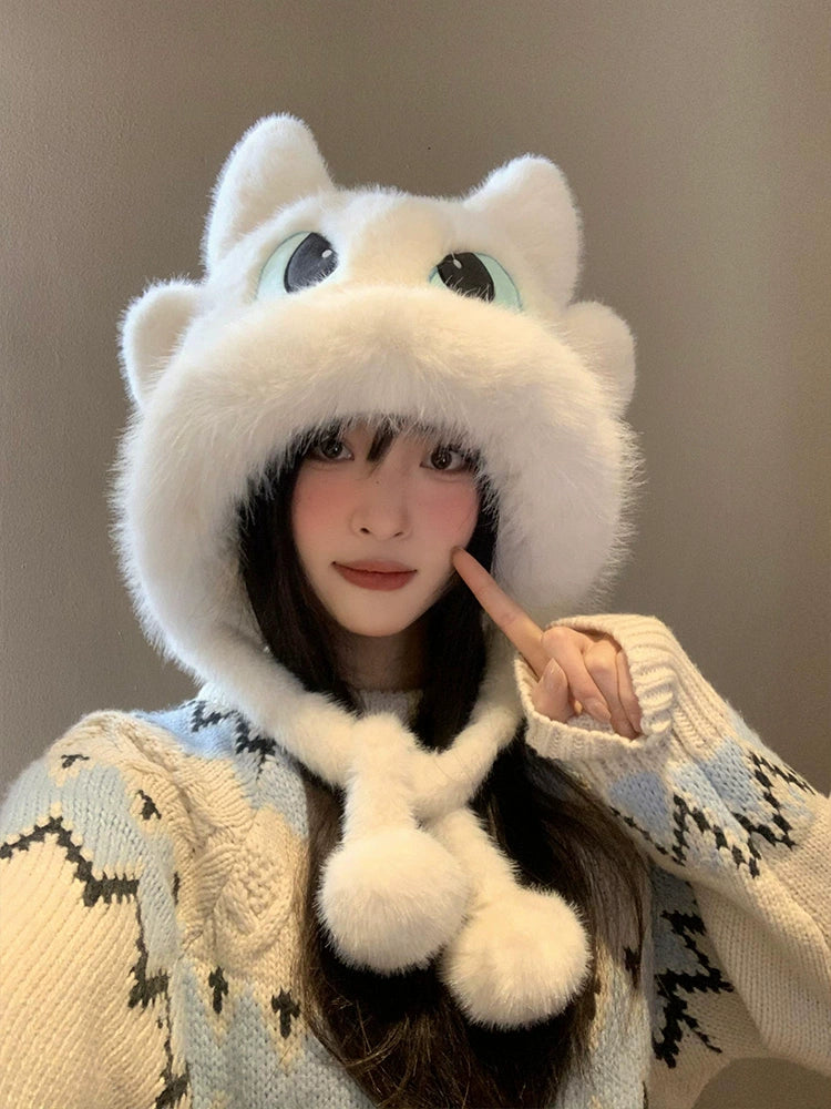 Cute Toothless Plush Hat