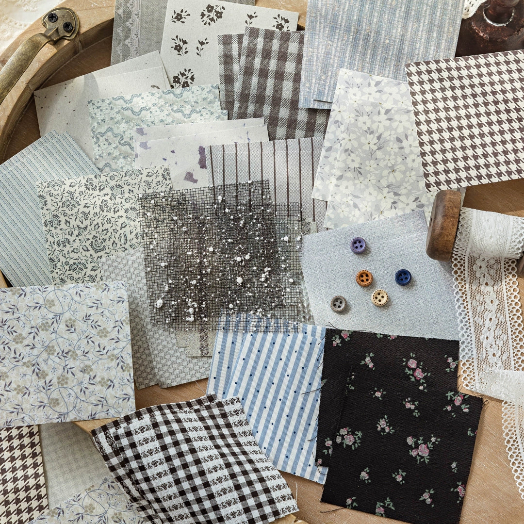 44pics Scrapbooking Fabric Journal Fabric Embellishments