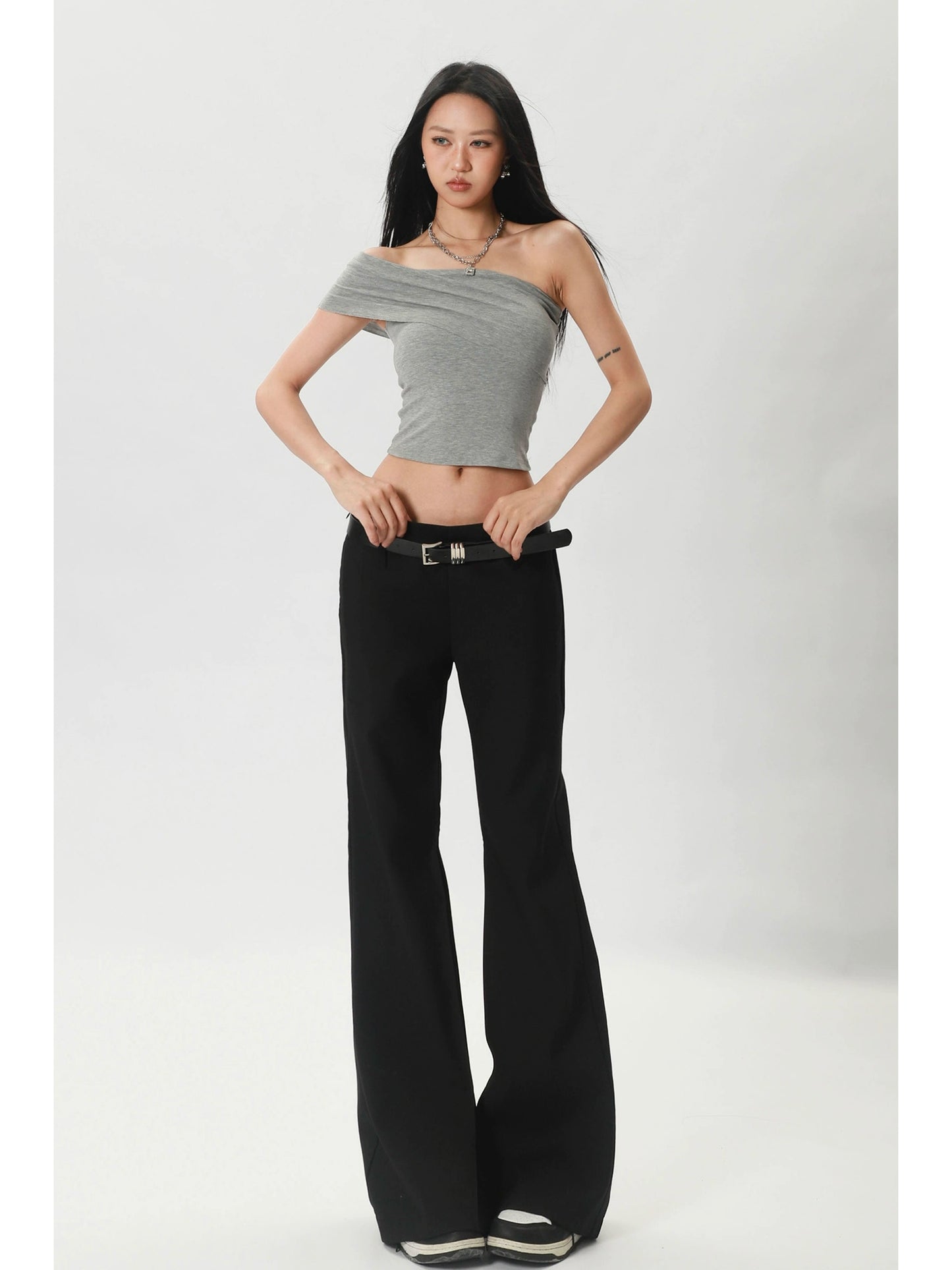 Elastic suit pants