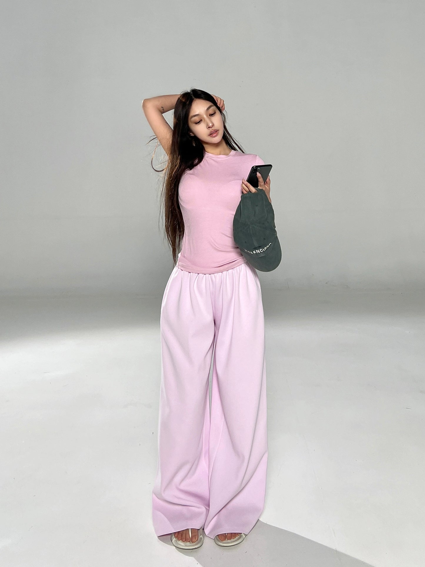 Pink sweatpants