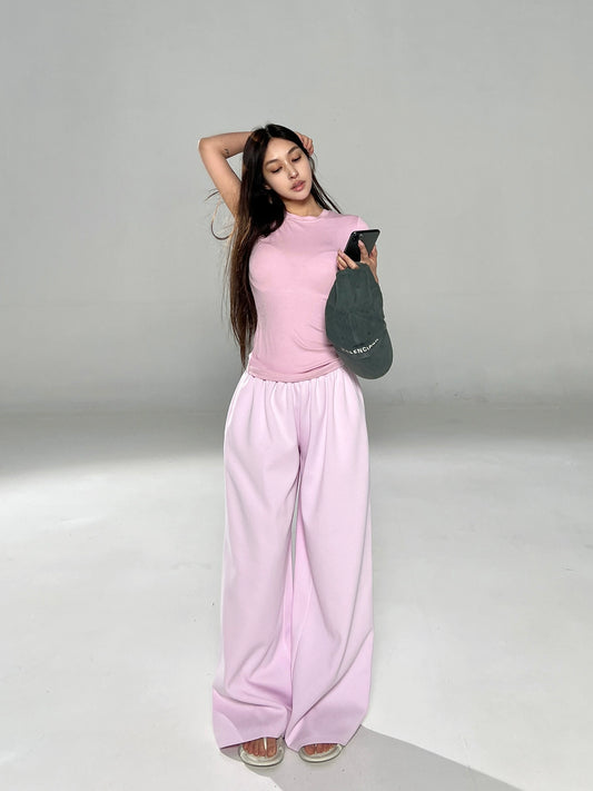 Pink sweatpants