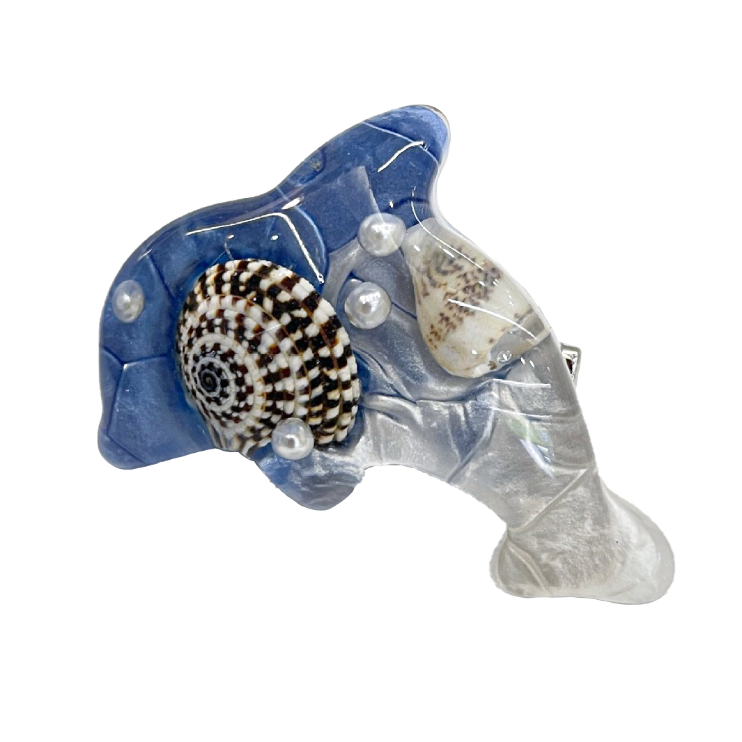 Shell Conch Sea Star Hair Clip