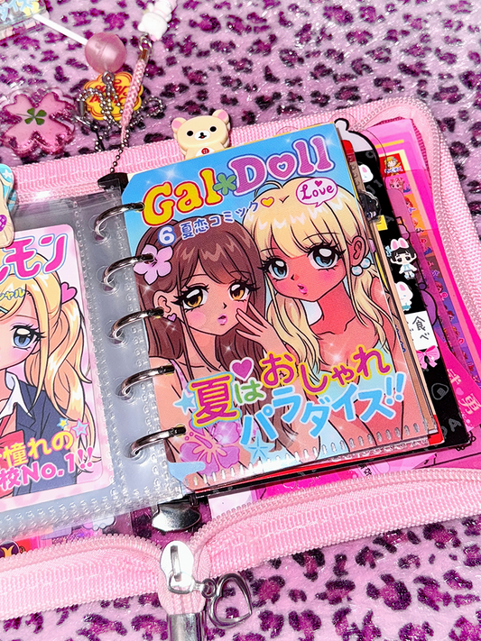 Ancient spicy girl style hand account book storage loose leaf