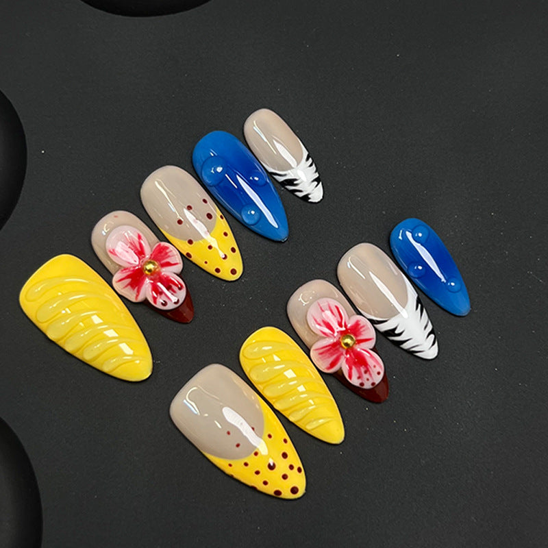 Dopamine candy colored handmade armor with carved three-dimensional patterns