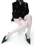 Round Dot Wave Dot Silk Stocking