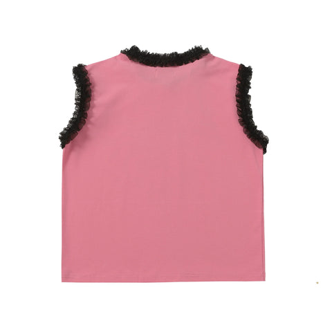 Octopus grass joint name "Marry me" pink lace Tee