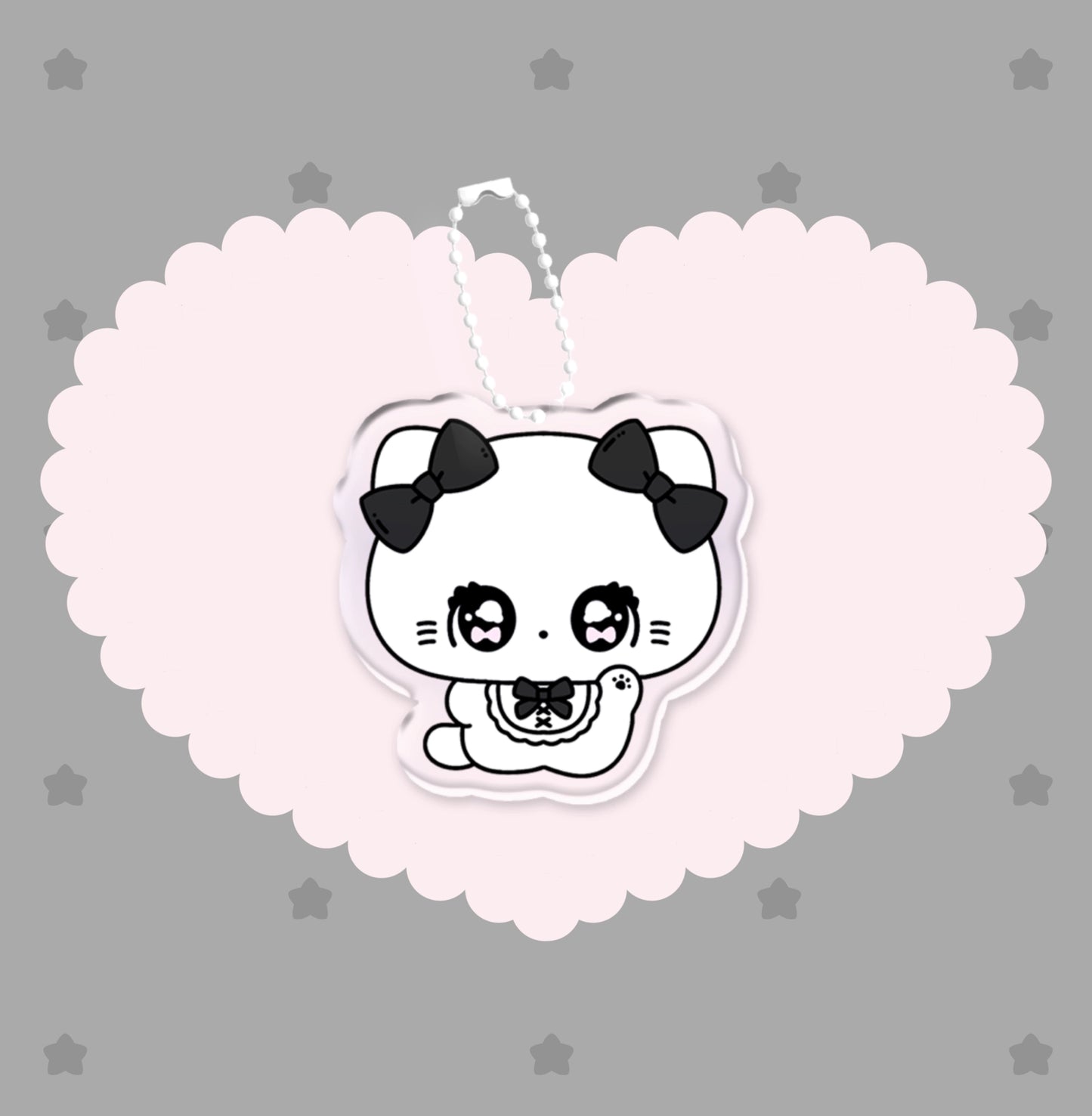 Don't mess with rabbits TuTu series cat plush pendant